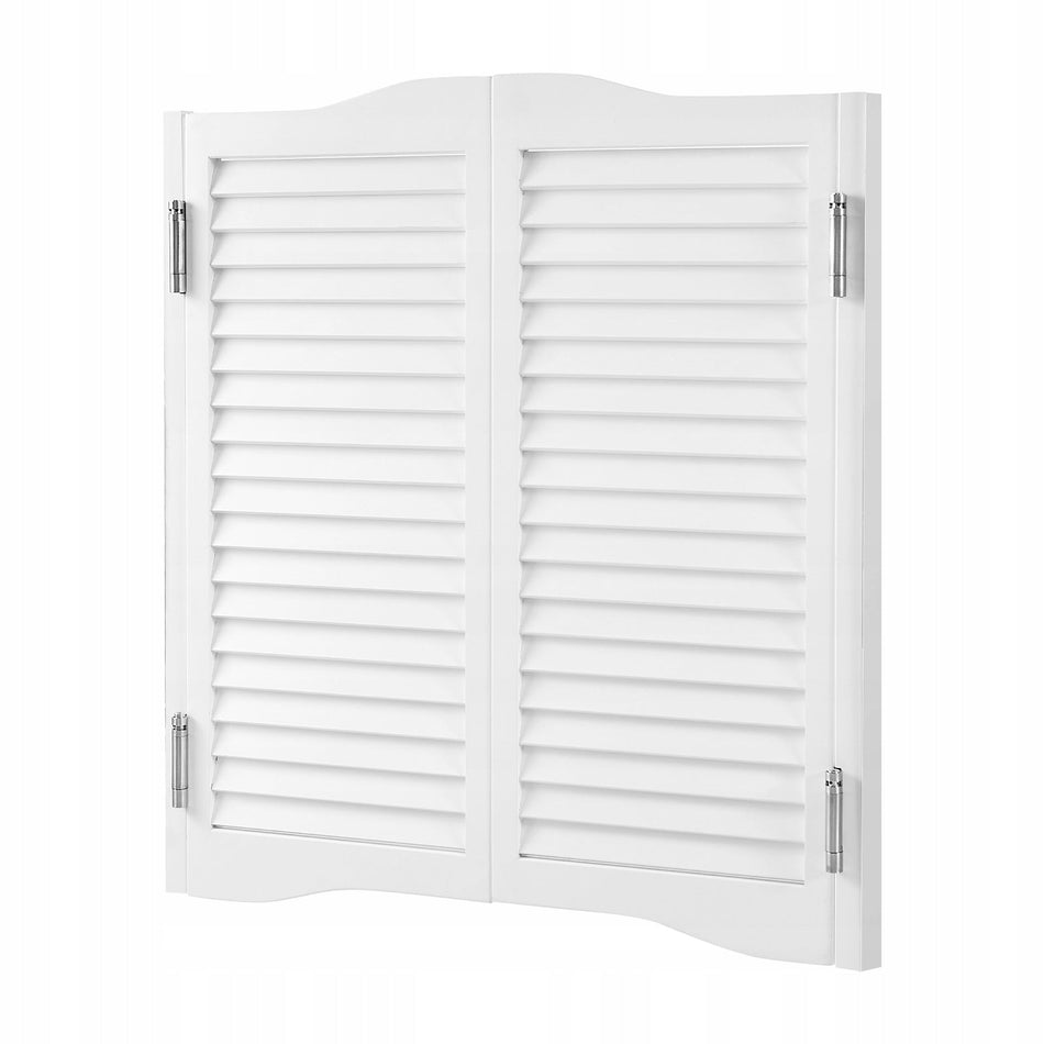 DRZWI WAHADŁOWE VEVOR DO SALONU 900X28X900 MM DREWNO SOSNOWE BIAŁE PREMIUM
