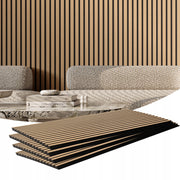 PROFESJONALNE PANELE AKUSTYCZNE VEVOR MDF 1200X600 MM PANELE ŚCIENNE DĄB