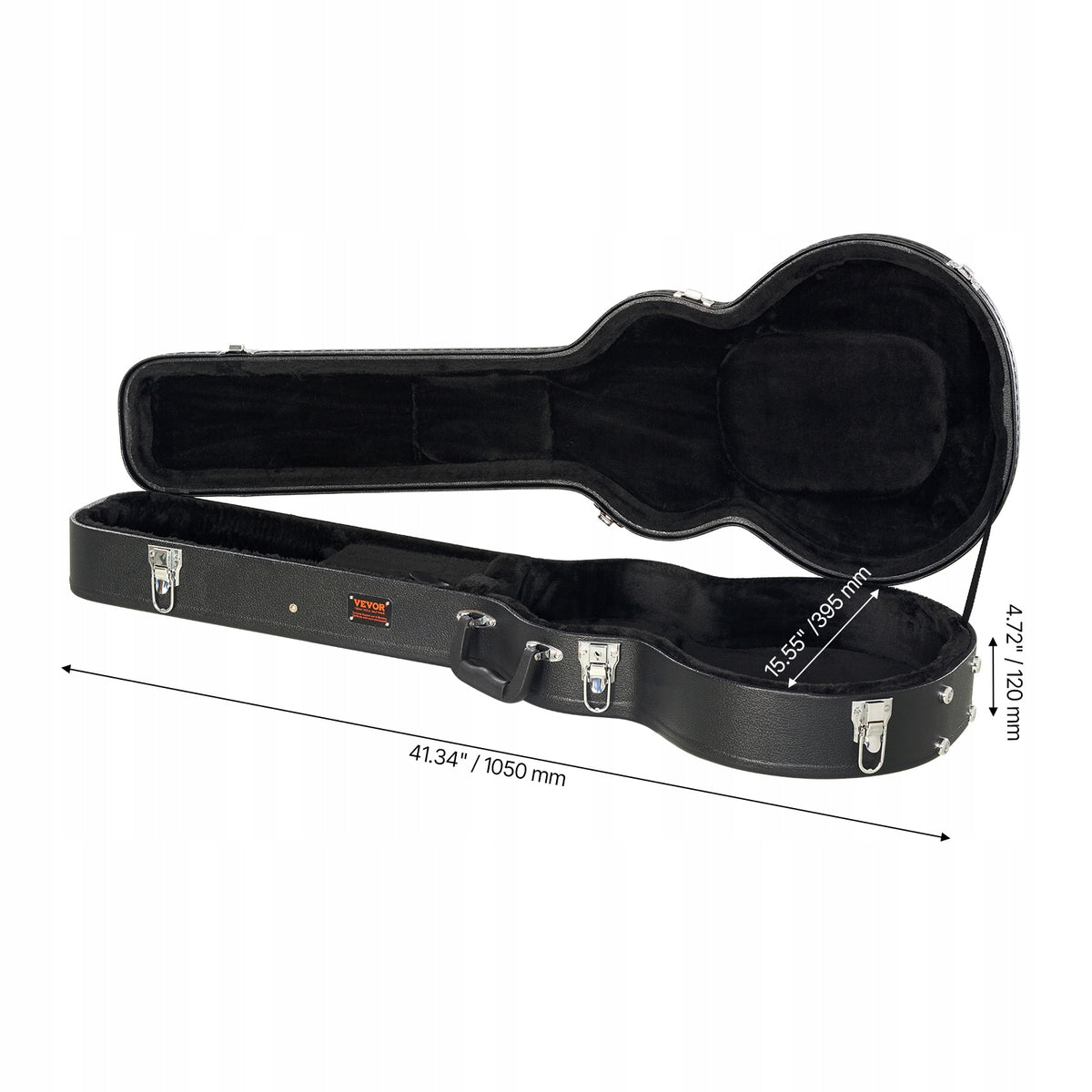 VEVOR FUTERAŁ HARD SHELL CASE NA GITARĘ LES PAUL 39 CALI SOLIDNY