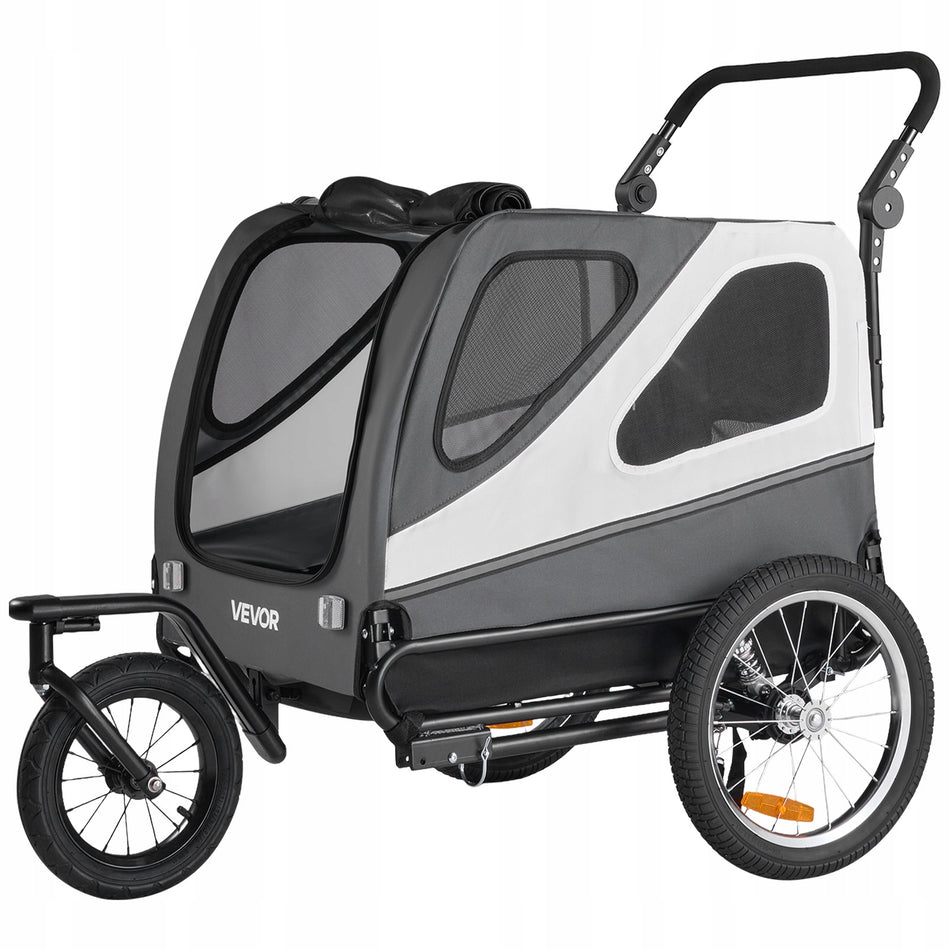 PRZYCZEPKA ROWEROWA VEVOR DLA PSA 2 W 1 DO 45 KG SOLIDNA WENTYLACJA