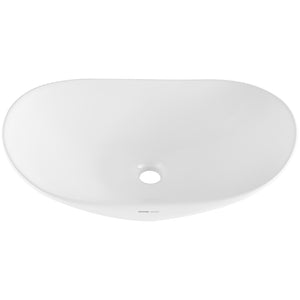 UMYWALKA OWALNA NABLATOWA VEVOR CERAMICZNA 592X361X158 MM MOCNA I ELEGANCKA