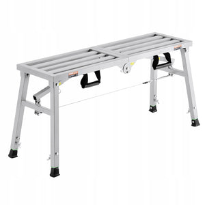 PROFESJONALNA PLATFORMĄ ROBOCZA VEVOR 500-740 MM SKŁADANA DRABINA STALOWA