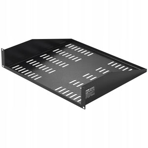VEVOR PÓŁKA SERWEROWA 2U 16 406MM NOŚNOŚĆ 50LBS SOLIDNA WENTYLOWANA