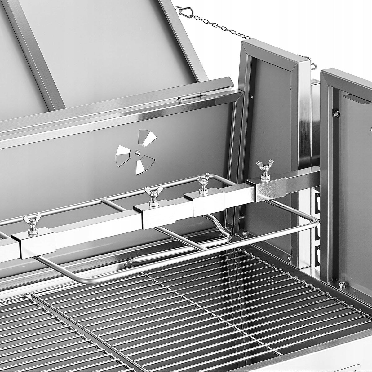 PROFESJONALNY GRILL ROŻENOWY VEVOR 38W 60KG STAL NIERDZEWNA 52 CALI