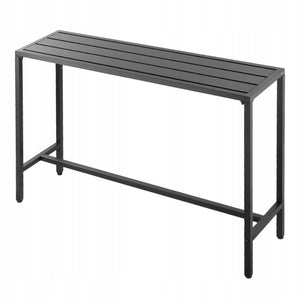 STÓŁ BAROWY VEVOR 140X37 5 CM CZARNY SOLIDNY WYSOKI STÓŁ BISTRO NA TARAS