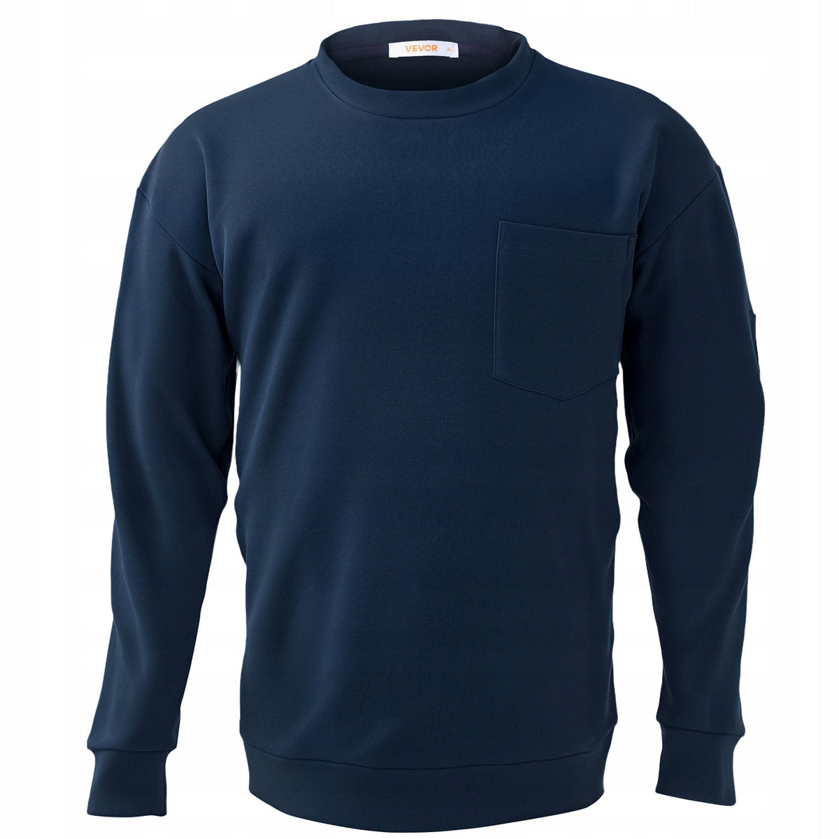 KOSZULA OGNIOODPORNA VEVOR DŁUGI RĘKAW BAWEŁNA 7 OZ MĘSKA GRANATOWA XL