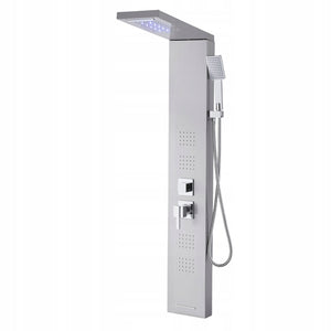 SYSTEM PRYSZNICOWY VEVOR PREMIUM Z PANELEM 5 TRYBÓW LED DESZCZOWNICA STAL