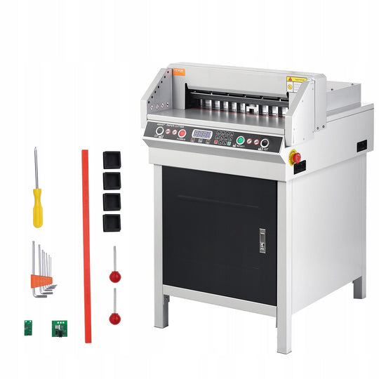 ELEKTRYCZNO-HYDRAULICZNA OBCINARKA DO PAPIERU VEVOR 450MM 40MM LCD PREMIUM