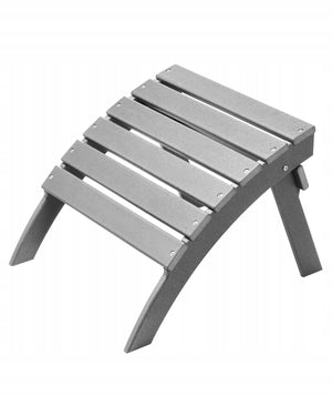 PODNÓŻEK DO KRZESŁA ADIRONDACK VEVOR SKŁADANY PUF HDPE 547X480X377MM SZARY