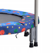 TRAMPOLINA DZIECIĘCA VEVOR 91 44 CM SKŁADANA NIEBIESKA MOCNA STALOWA RAMA