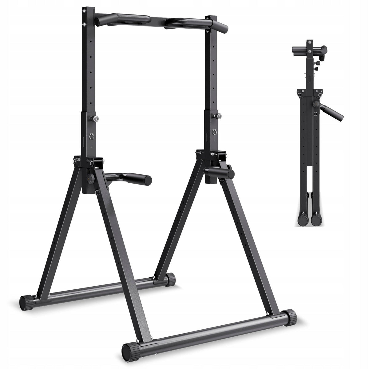 VEVOR SKŁADANY DRĄŻEK DO PODCIĄGANIA 150 KG REGULOWANY STACJA FITNESS