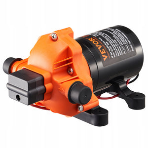 VEVOR POMPA MEMBRANOWA 12V 11 36L MIN 3-KOMOROWA AUTOMATYCZNY PRZEŁĄCZNIK
