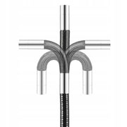 Endoskop VEVOR 180°, kamera 6,4 mm, ekran IPS 5 cali, przewód 1,5 m