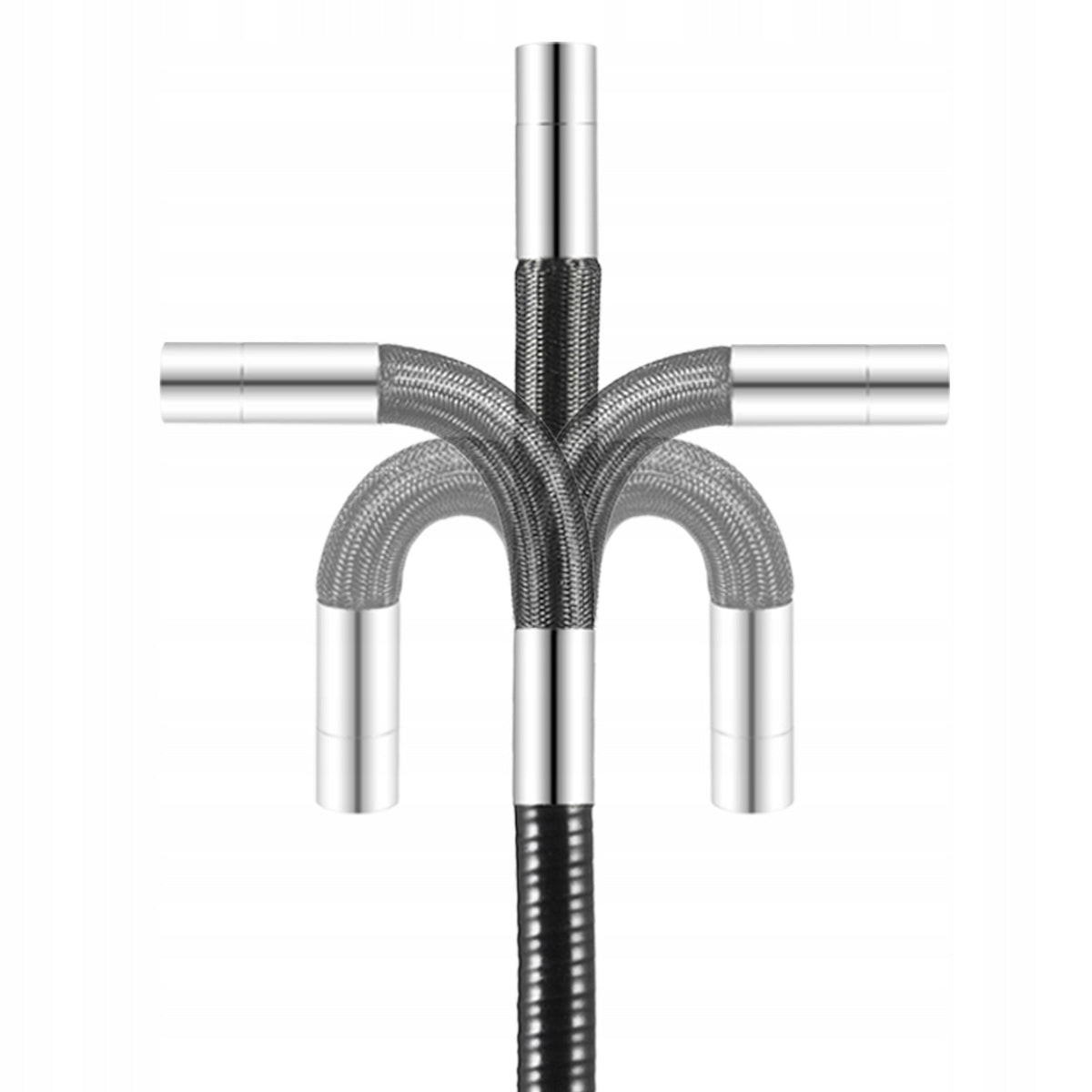 Endoskop VEVOR 180°, kamera 6,4 mm, ekran IPS 5 cali, przewód 1,5 m