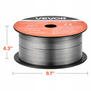DRUT RDZENIOWY VEVOR 0 9 MM E71T-11 3 ROLKI 0 45 KG MOCNY DO SPAWANIA MIG