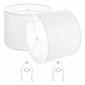 PREMIUM ABAŻUR BĘBNOWY VEVOR 40X40X30 CM 2 DUŻE LNIA PVC STALOWA RAMA