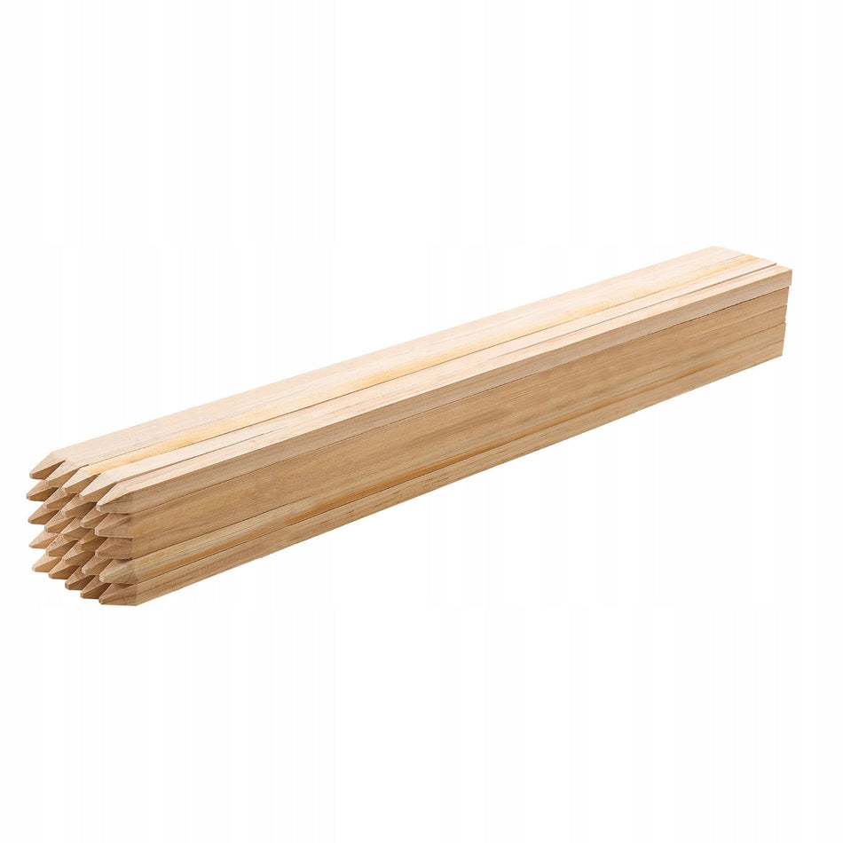 SŁUPKI DREWNIANE VEVOR 25 SZT 19X19X914 MM SOLIDNE NAJWYŻSZA JAKOŚĆ
