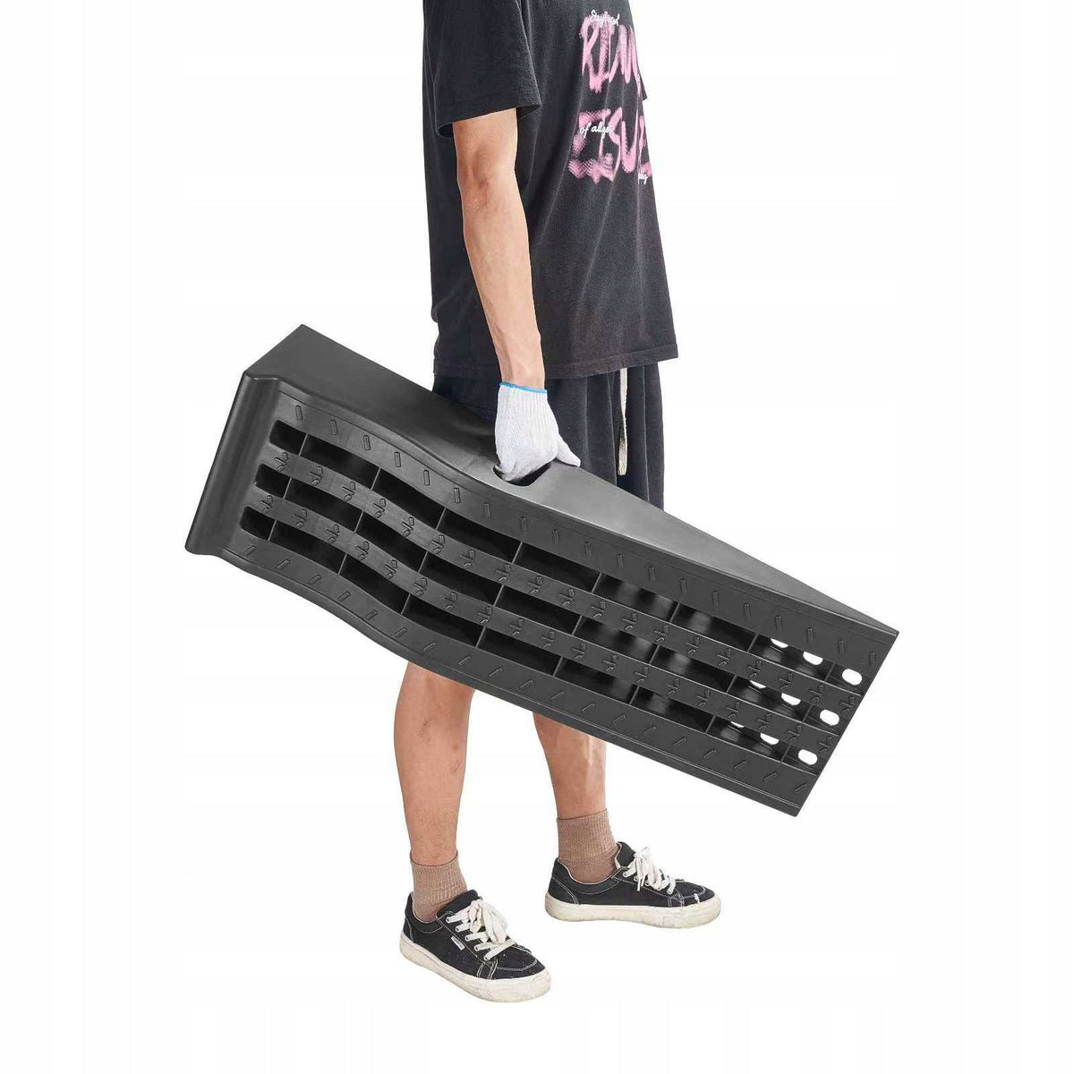 RAMPY SAMOCHODOWE VEVOR 2 SZT 155MM PODNOSZENIE MOCNE LEKKIE PRZENOŚNE