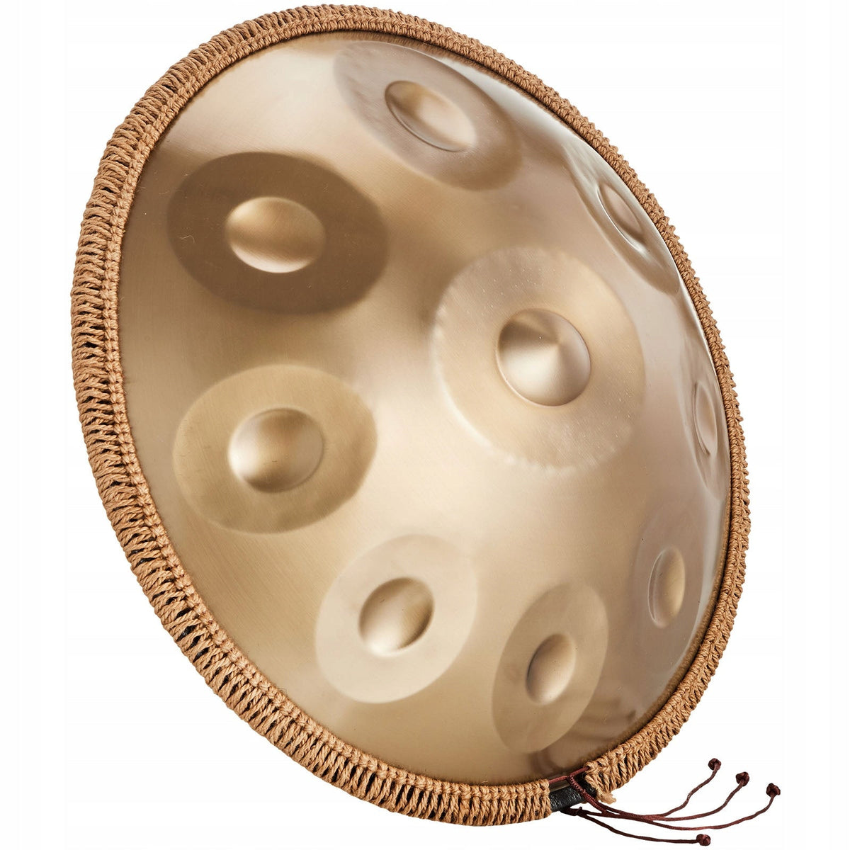 PROFESJONALNY BĘBEN VEVOR HANDPAN 55 CM 9 TONÓW 432 HZ D-MOLL ZŁOTY