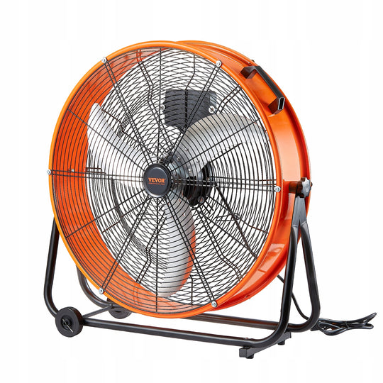 WENTYLATOR BĘBNOWY VEVOR PODŁOGOWY 90W 8900 CFM REGULACJA 360 MOCNY