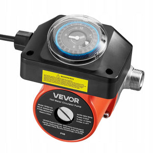 VEVOR POMPA OBIEGOWA Z TIMEREM 38 L MIN 100W AC SOLIDNA I ENERGOOSZCZĘDNA