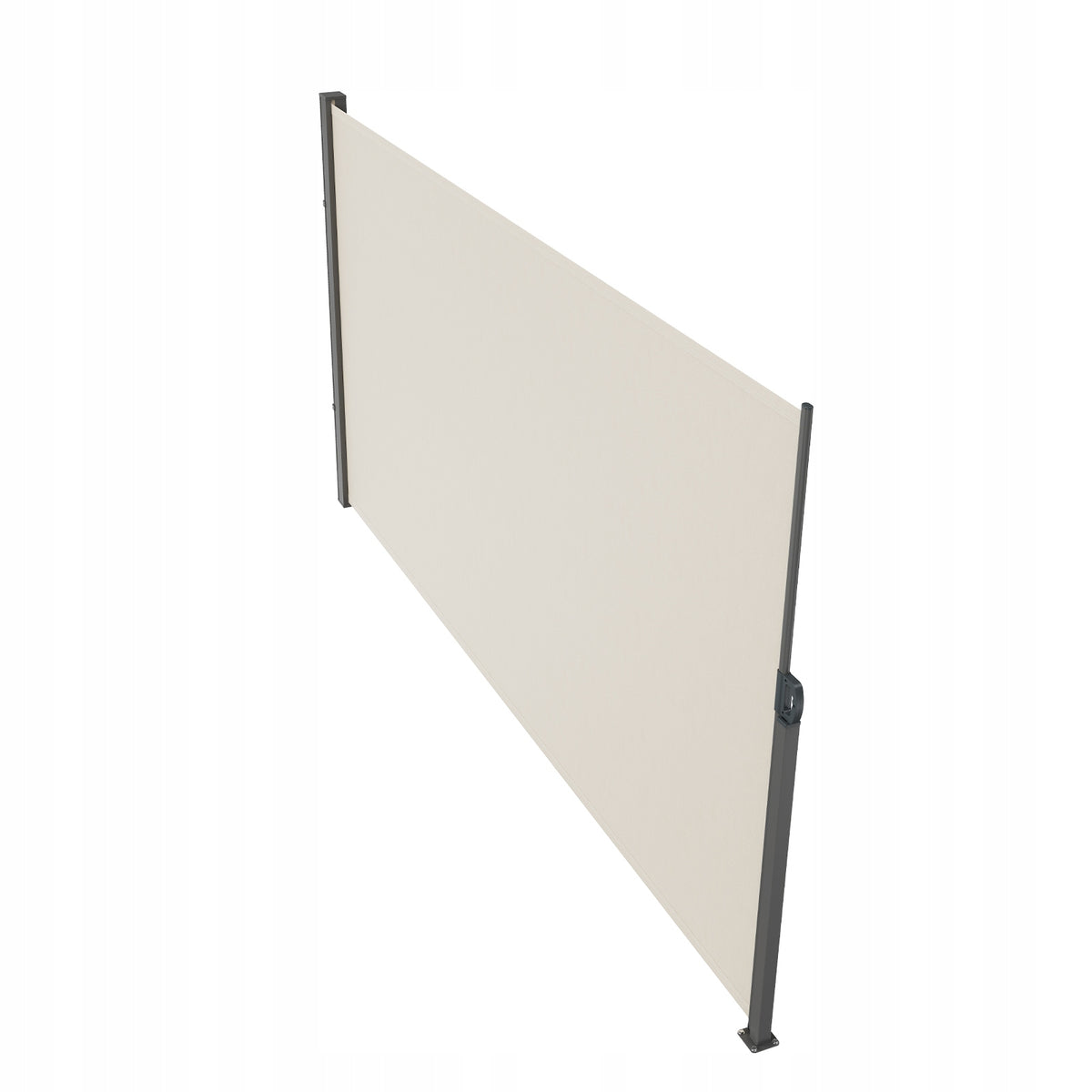 MARKIZA BOCZNA VEVOR 160X300 CM BEŻOWA POLIESTER 180G MOCNA RAMA ŻELAZNA