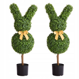VEVOR SZTUCZNE DRZEWKO TOPIARY KRÓLIK 2 SZT 914MM MOCNE ODPORNE NA WARUNKI