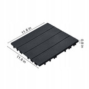 PŁYTKI TARASOWE VEVOR 10 SZT 30X30 CM WODOODPORNE ANTYPOSLIZGOWE MOCNE