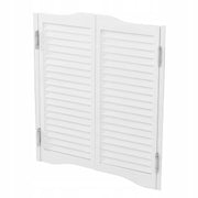 DRZWI WAHADŁOWE VEVOR DO SALONU 900X28X900 MM DREWNO SOSNOWE BIAŁE PREMIUM