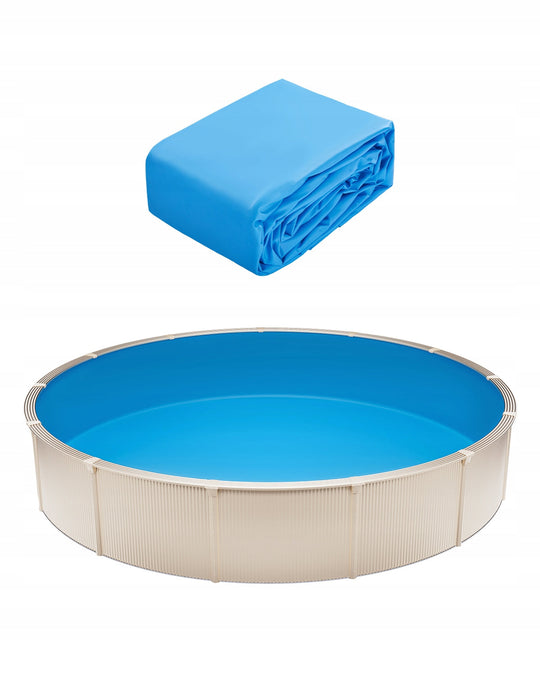 OKRĄGŁA WYKŁADZINA DO BASENU VEVOR 350X120CM PREMIUM WINYL ODPORNA NA