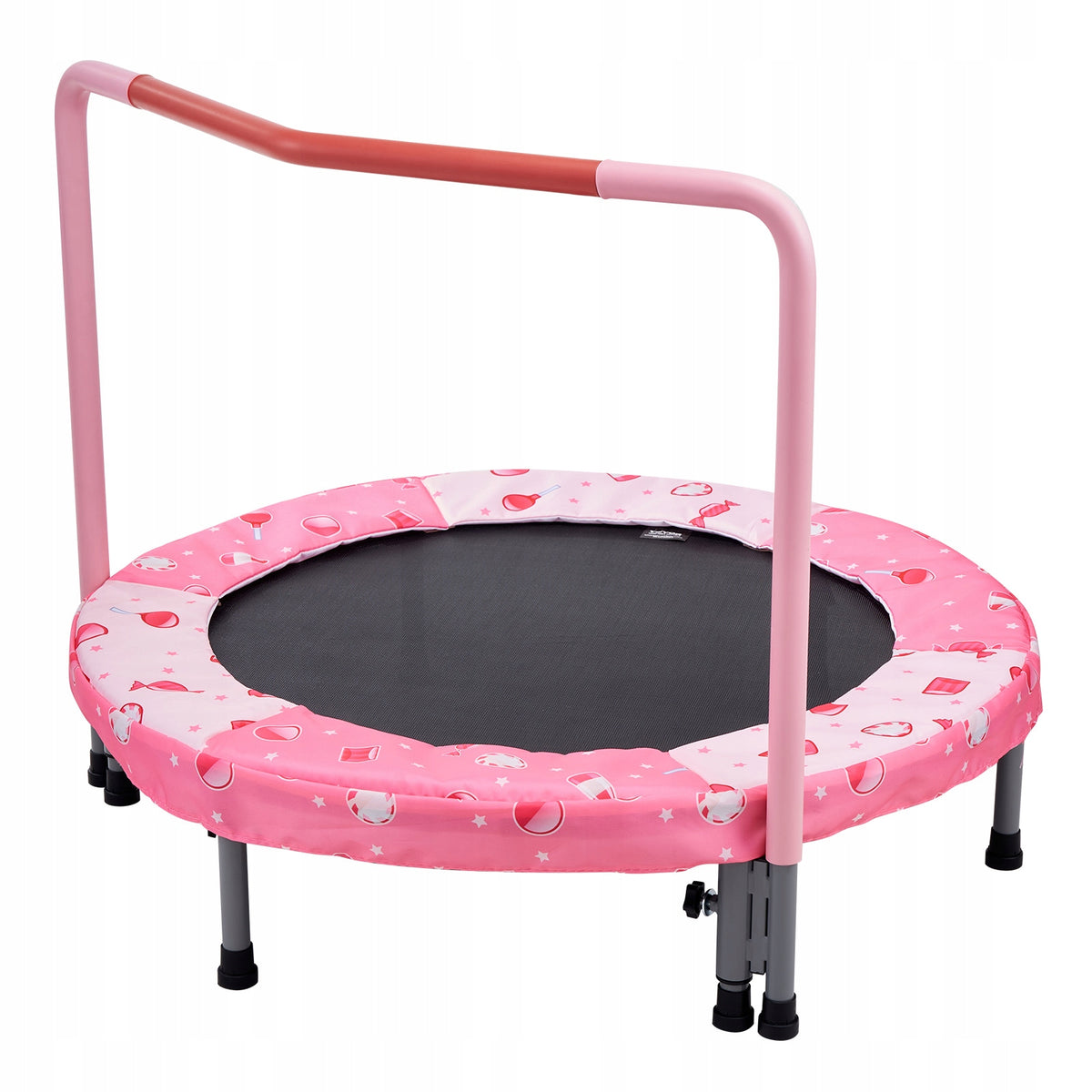TRAMPOLINA DZIECIĘCA VEVOR 91 44 CM SKŁADANA Z UCHWYTEM CZERWONA NAJLEPSZA