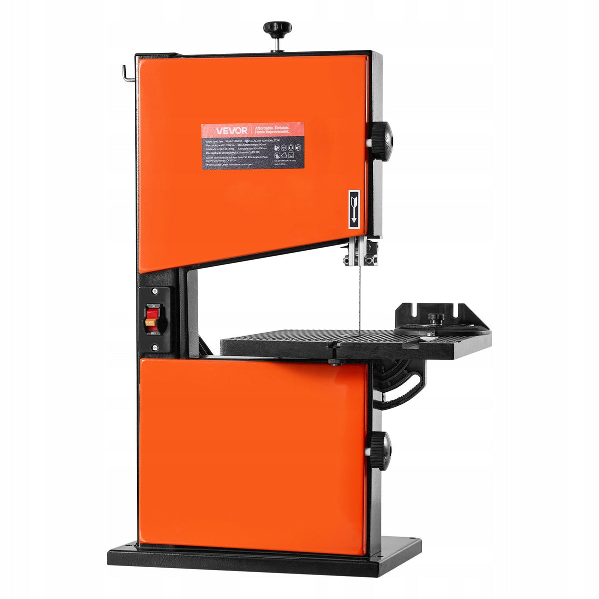 VEVOR PIŁA TAŚMOWA STOŁOWA 229 MM 373W MOCNA PRECYZYJNA DO DREWNA