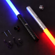 MIECZ ŚWIETLNY VEVOR 775 MM 2 SZT 7 KOLORÓW RGB 4 TRYBY MOCNY PREZENT