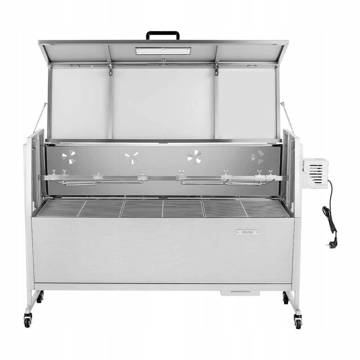 PROFESJONALNY GRILL ROŻENOWY VEVOR 38W 60KG STAL NIERDZEWNA 52 CALI