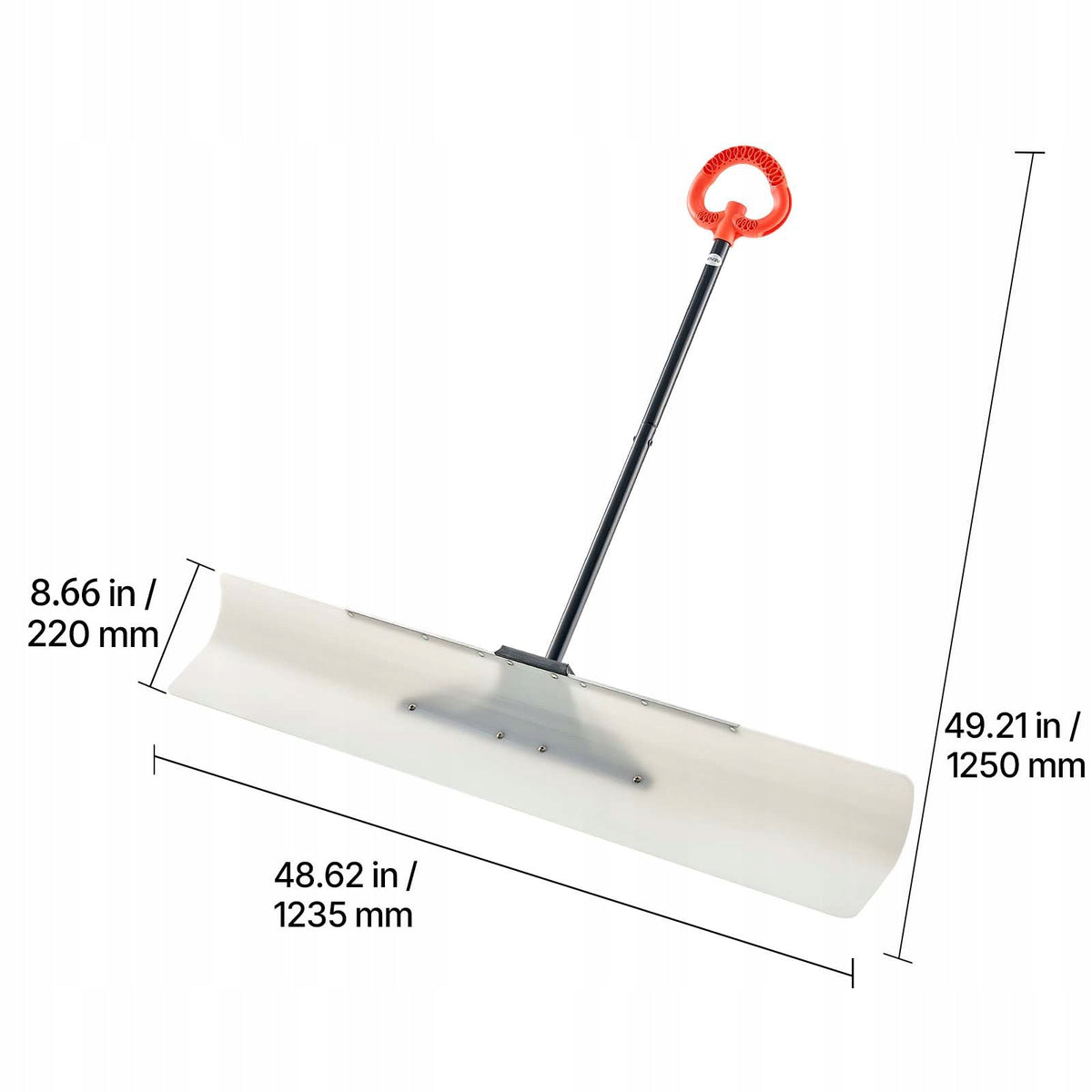 ŁOPATA DO ŚNIEGU VEVOR 122CM HDPE MOCNA ERGONOMICZNY UCHWYT NAJLEPSZA