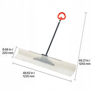 ŁOPATA DO ŚNIEGU VEVOR 122CM HDPE MOCNA ERGONOMICZNY UCHWYT NAJLEPSZA
