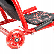 VEVOR DRIFTER TRIKE HULAJNOGA TRÓJKOŁOWA 60 KG REGULOWANA MOCNA CZERWONA