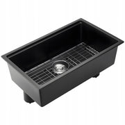 ZLEW KUCHENNY GRANITOWY VEVOR 762X457X230 MM PODBLATOWY CZARNY PREMIUM