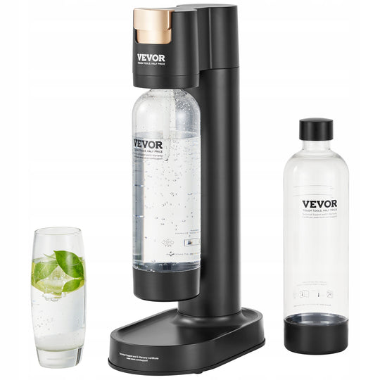 VEVOR EKSPRES DO WODY GAZOWANEJ DOMOWY SODA MAKER 2 BUTELKI PET BEZ BPA