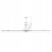 PROFESJONALNY WENTYLATOR SUFITOWY VEVOR 243 CM 8 ŁOPATEK ALUMINIUM