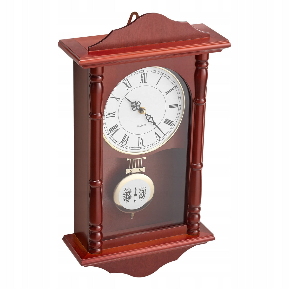 VEVOR ZEGAR ŚCIENNY VINTAGE WAHADŁOWY DREWNIANY 460X240X92 MM PRECYZYJNY