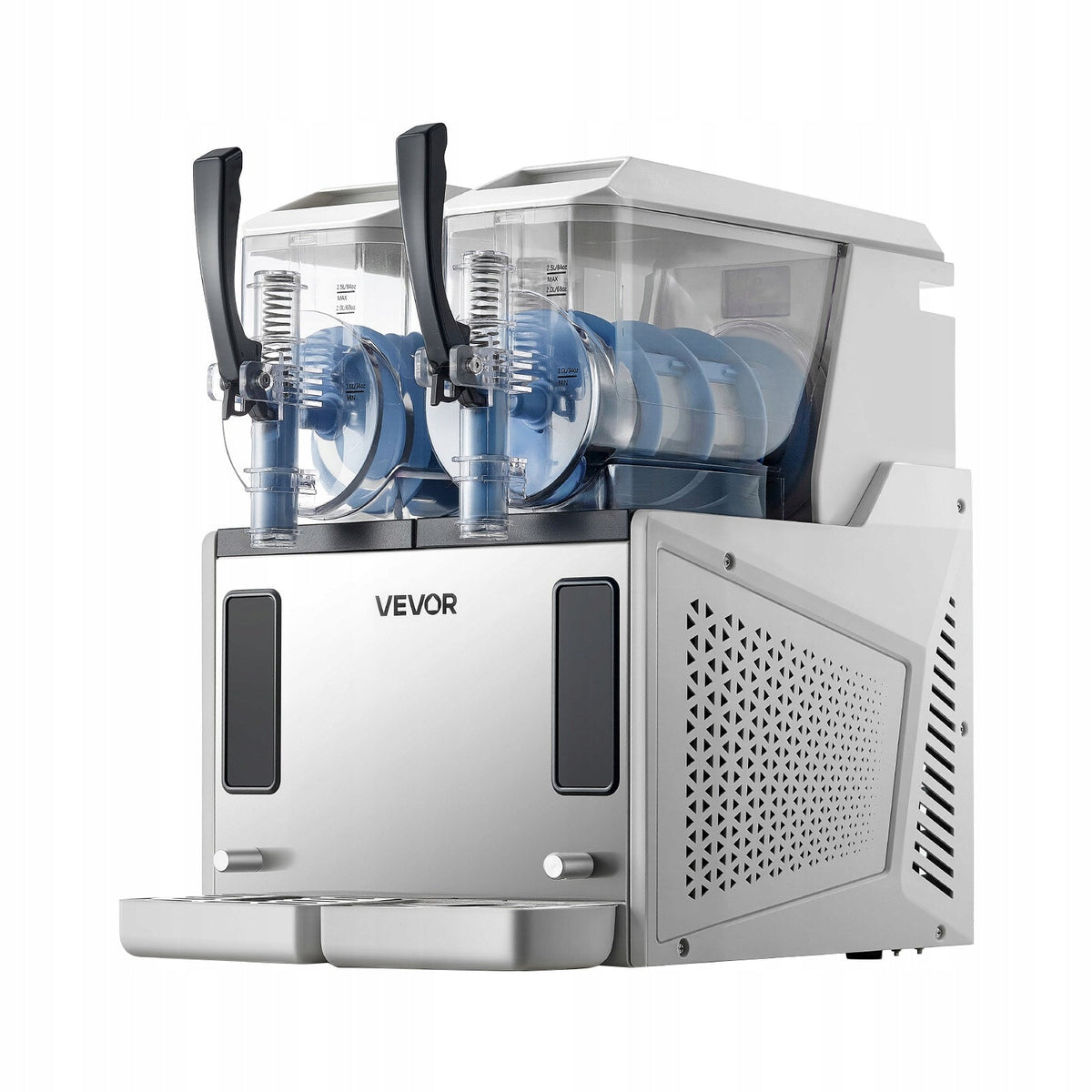VEVOR SLUSH MACHINE 2 X 3L ELEKTRYCZNA MASZYNA DO LODU KRUSZONEGO 450W
