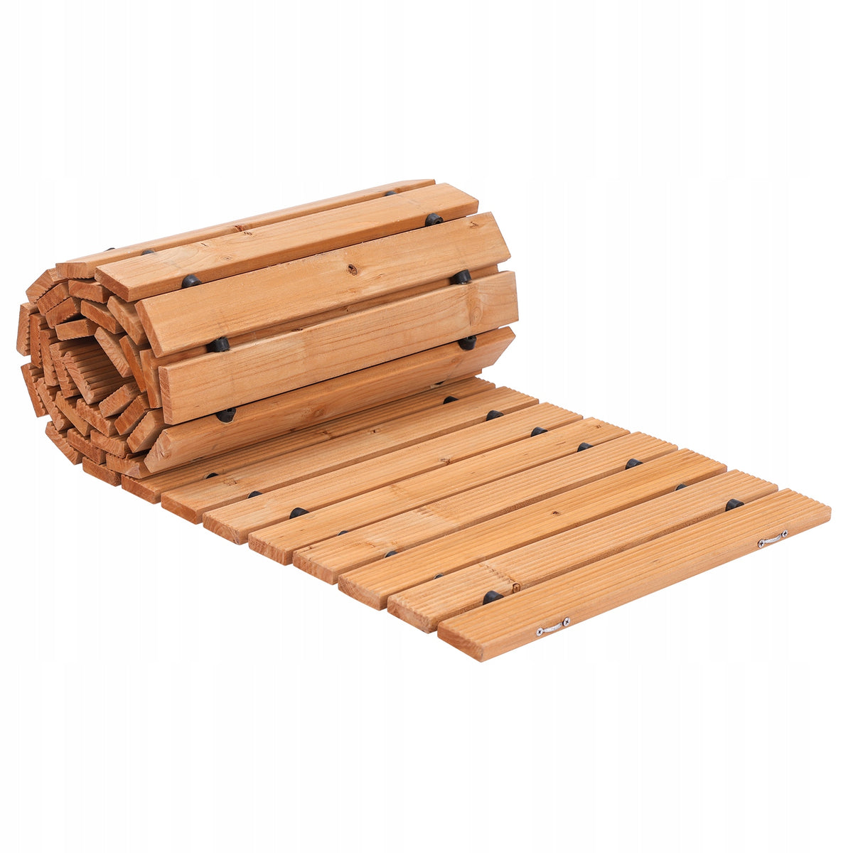 VEVOR MOCNA ŚCIEŻKA OGRODOWA DREWNIANA ROZKŁADANA 244X43 CM PREMIUM