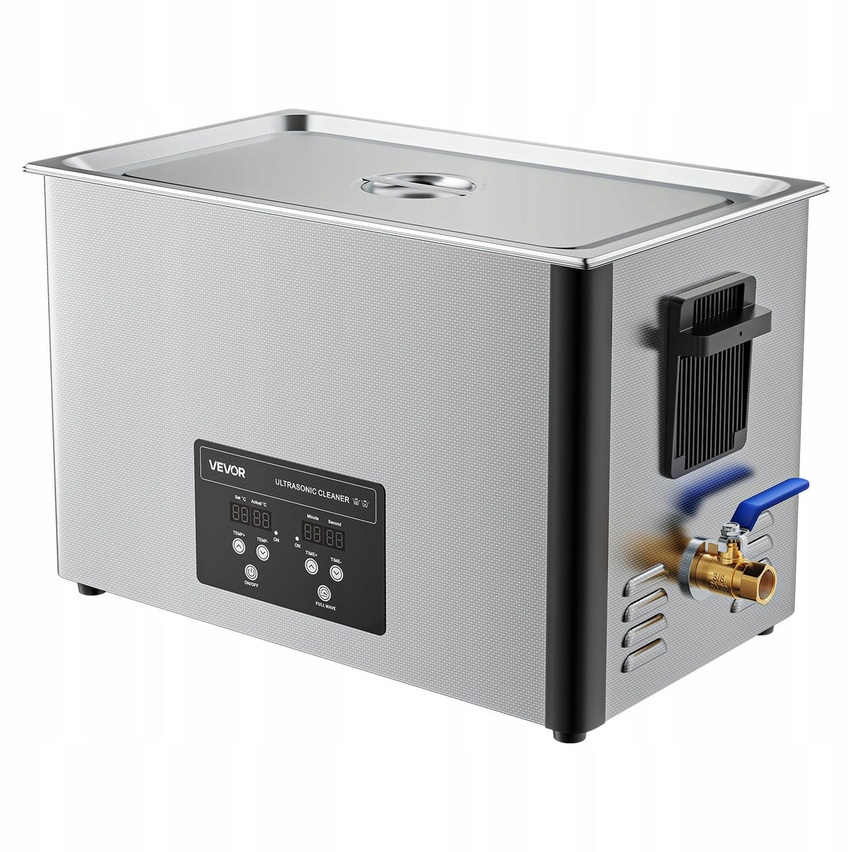VEVOR 30L MYJKA ULTRADŹWIĘKOWA PROFESJONALNA 480W 40KHZ STAL NIERDZEWNA