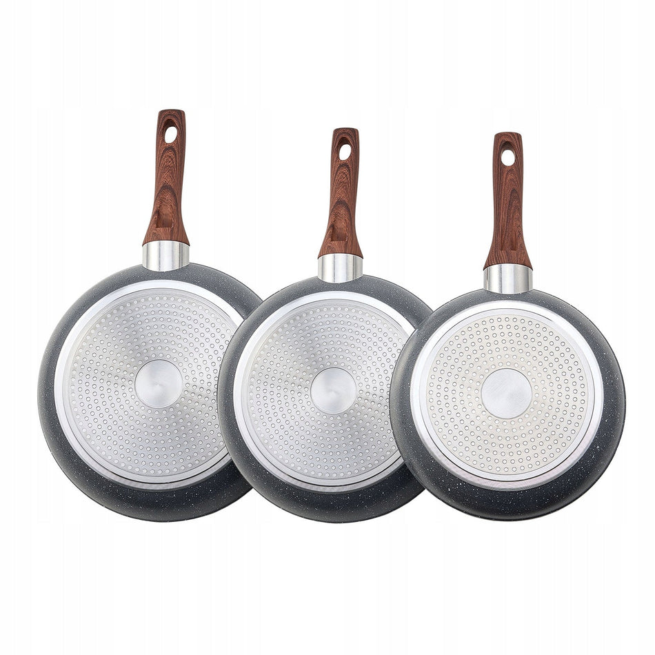 ZESTAW PATELNI VEVOR 3-CZĘŚCIOWY ALUMINIOWY NIEPRZYWIERAJĄCY MOCNY