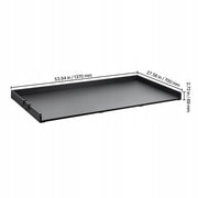 VEVOR BLAT DREWNIANY DO PRALKI I SUSZARKI 1370X700X69MM PREMIUM CZARNY
