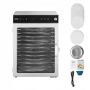 SUSZARKA DO ŻYWNOŚCI VEVOR 12 TAC STAL NIERDZEWNA 800W ELEKTRYCZNA PREMIUM
