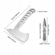 ZESTAW TOPORÓW I TOMAHAWKÓW DO RZUCANIA VEVOR 3 TOPORY 3 NOŻE STAL