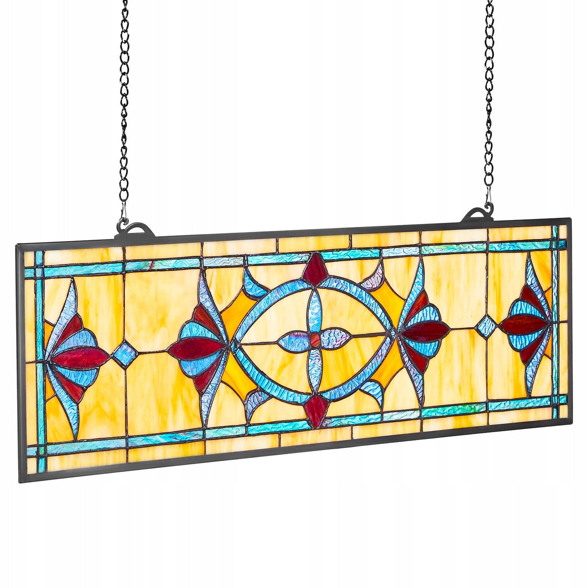 PREMIUM PANEL WITRAŻOWY VEVOR 813X250 MM WISZĄCY Z ŁAŃCUSZKIEM SZKLANY