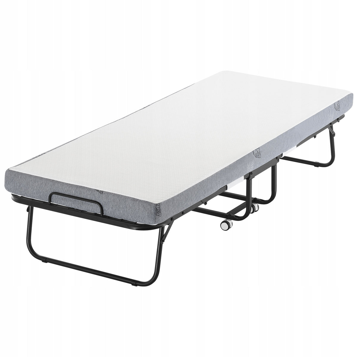ŁÓŻKO DOSTAWNE VEVOR SKŁADANE Z MATERACEM PIANKOWYM 10 CM 810X1900 MM